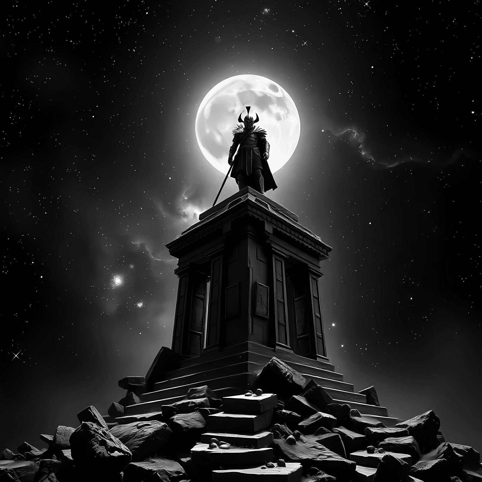 Dark Space Stars Album Cover Art