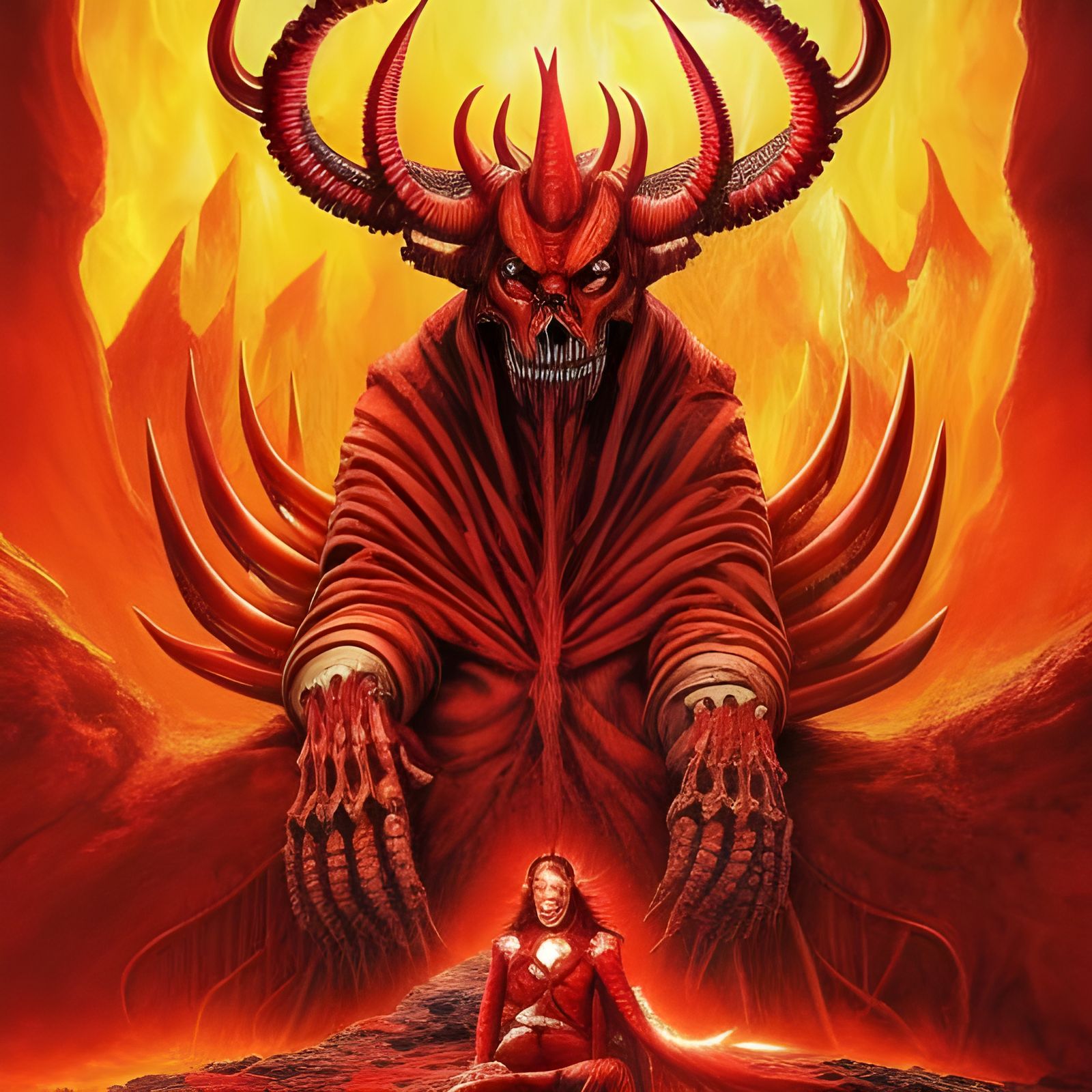 Big Bad Red Toys With His Latest Hellbound Playthings