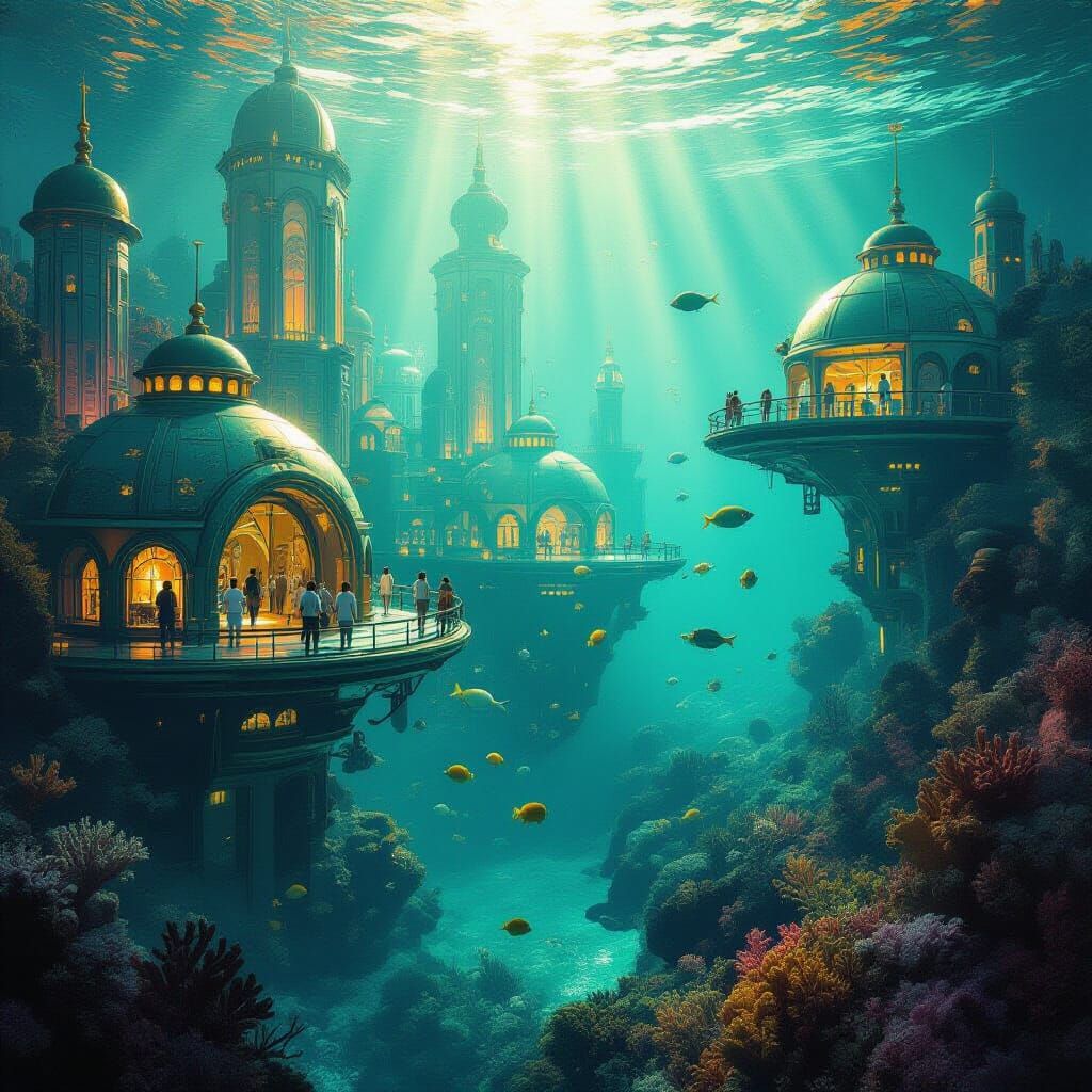 Underwater Cities: A Matte Painting Masterpiece
