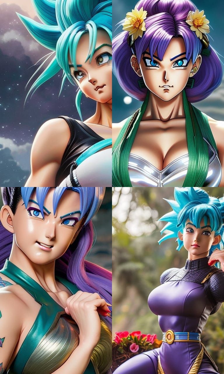 Bulma Dragon Ball Z: Realistic Artgerm-Inspired Portrait
