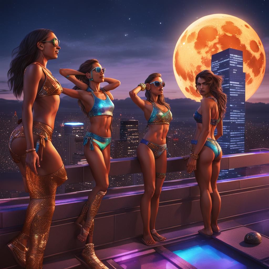 Denver DJ and Friends Moonlit Rooftop Party