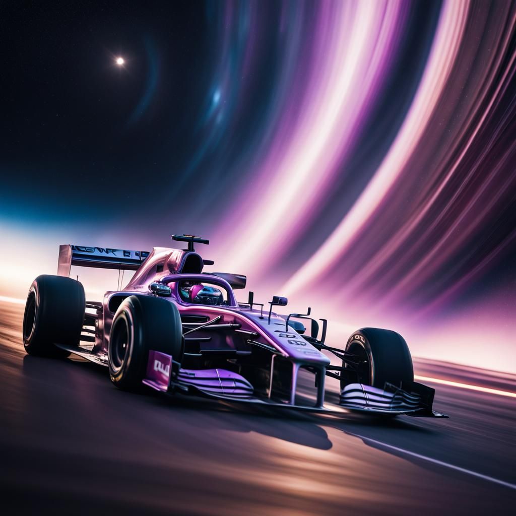 Formula 1 Races at Speed of Light in Galaxy