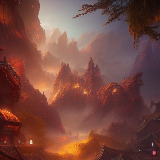 Doctor Wu in Detailed Matte Painting Style