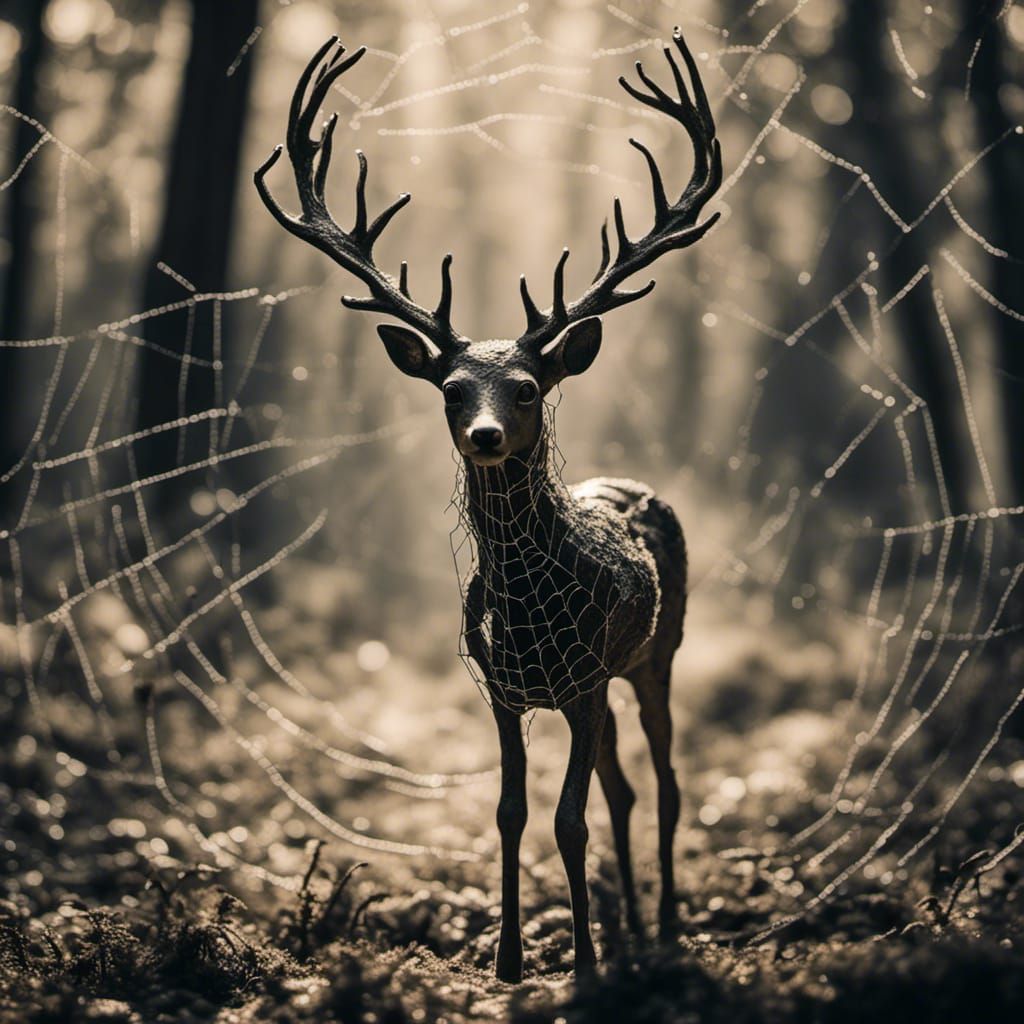 Buck Deer in Sunlight: Film Noir Psychedelic Diorama