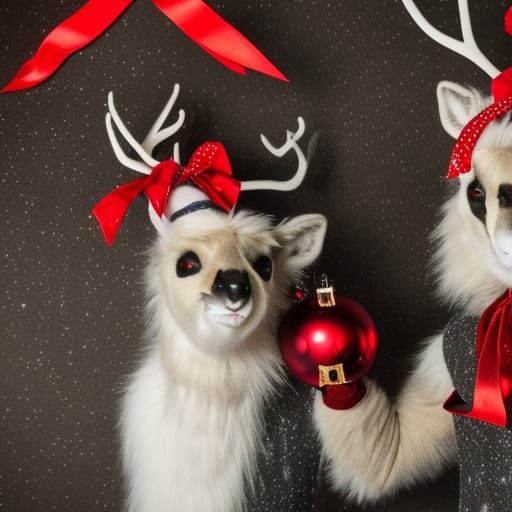 Macabre Siamese Twins Christmas Cosplay