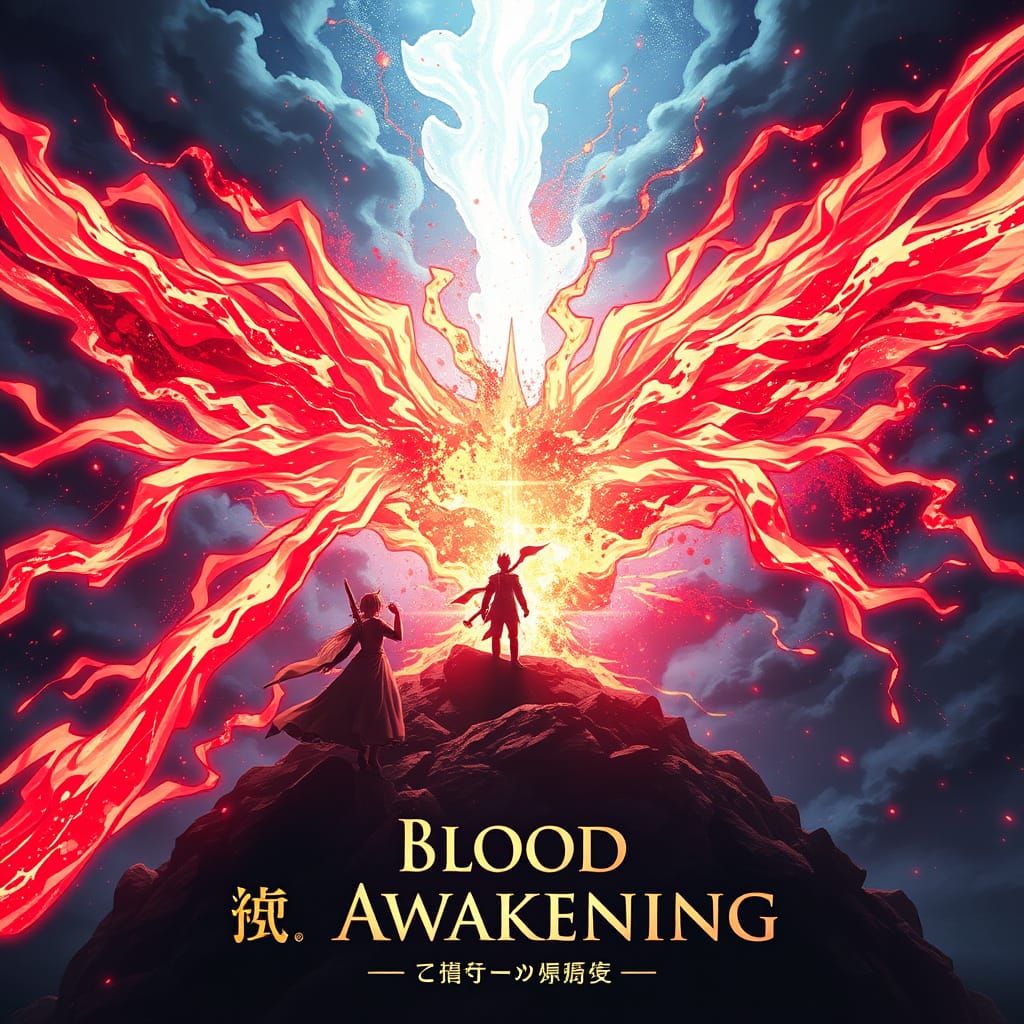 Anime Album Cover Art: Blood Awakening
