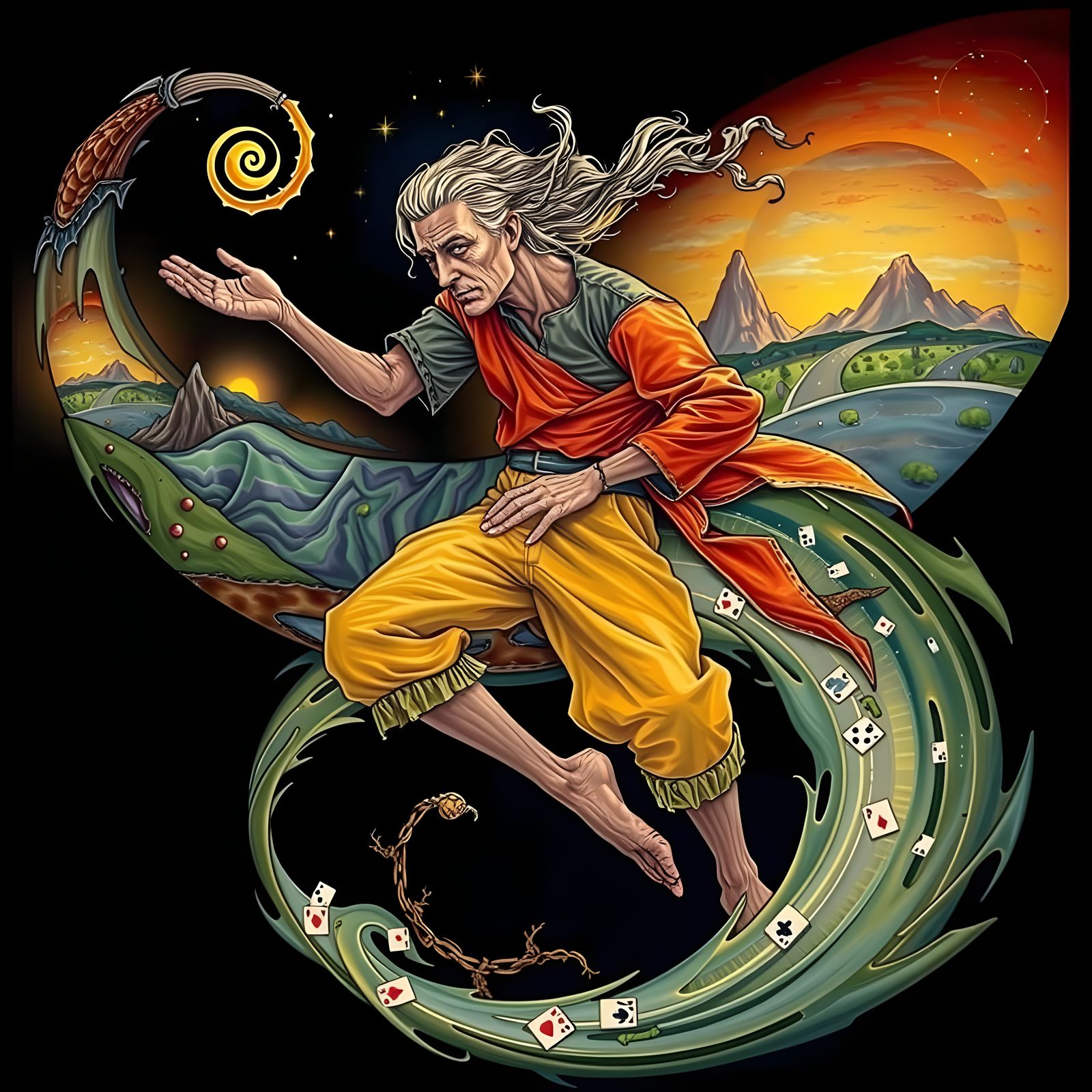 A Stranger's Surrender in Cosmic Twilight