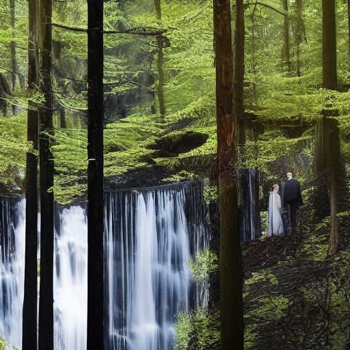 Love incarnate meets Truth in a forest