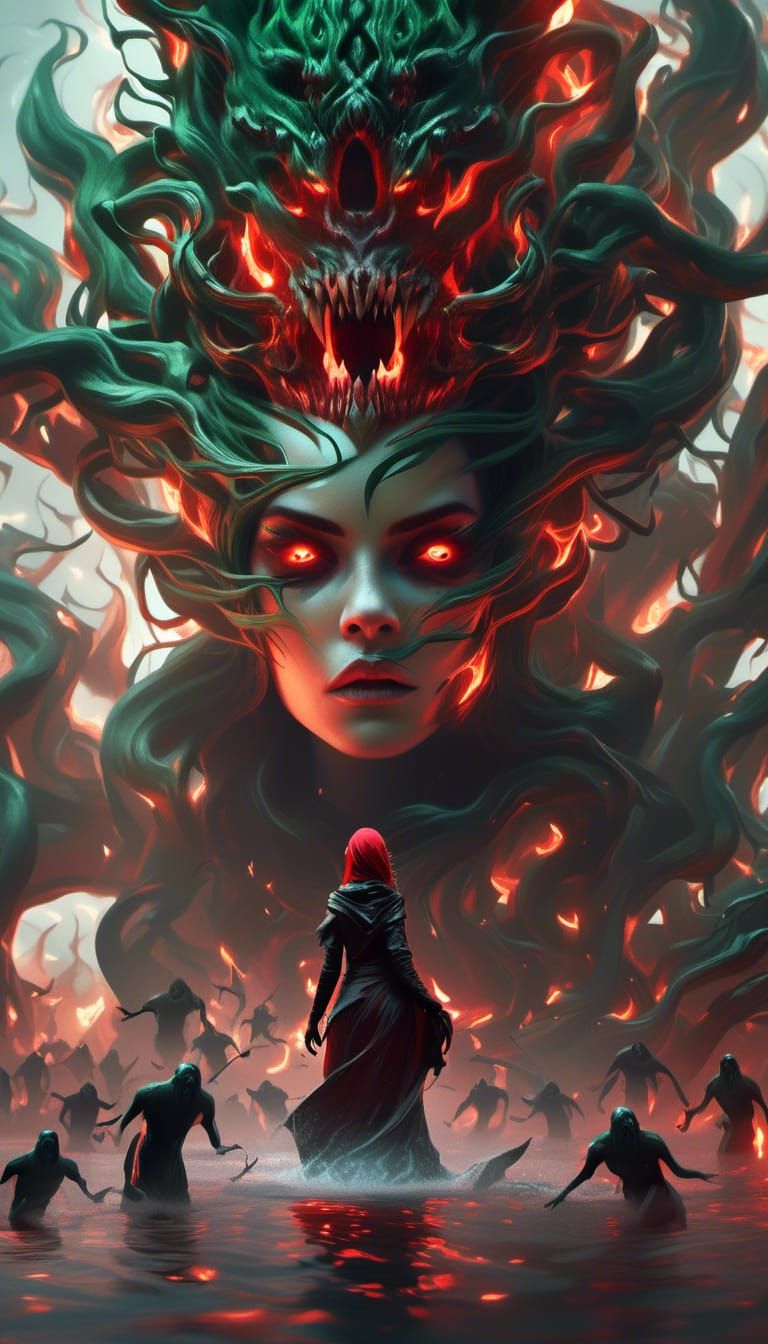 Releasing her inner demon