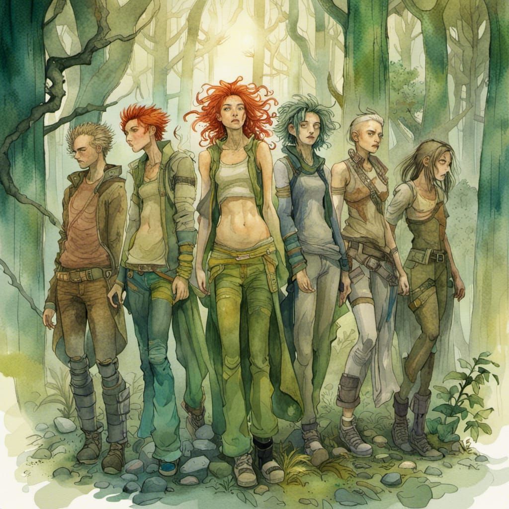 Ecopunk group protest to save forest