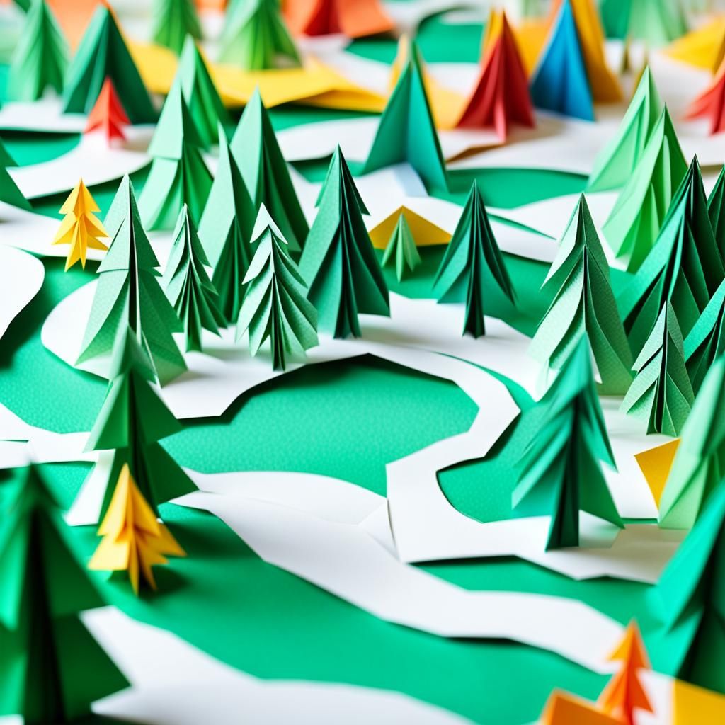 Kirigami land of narnia