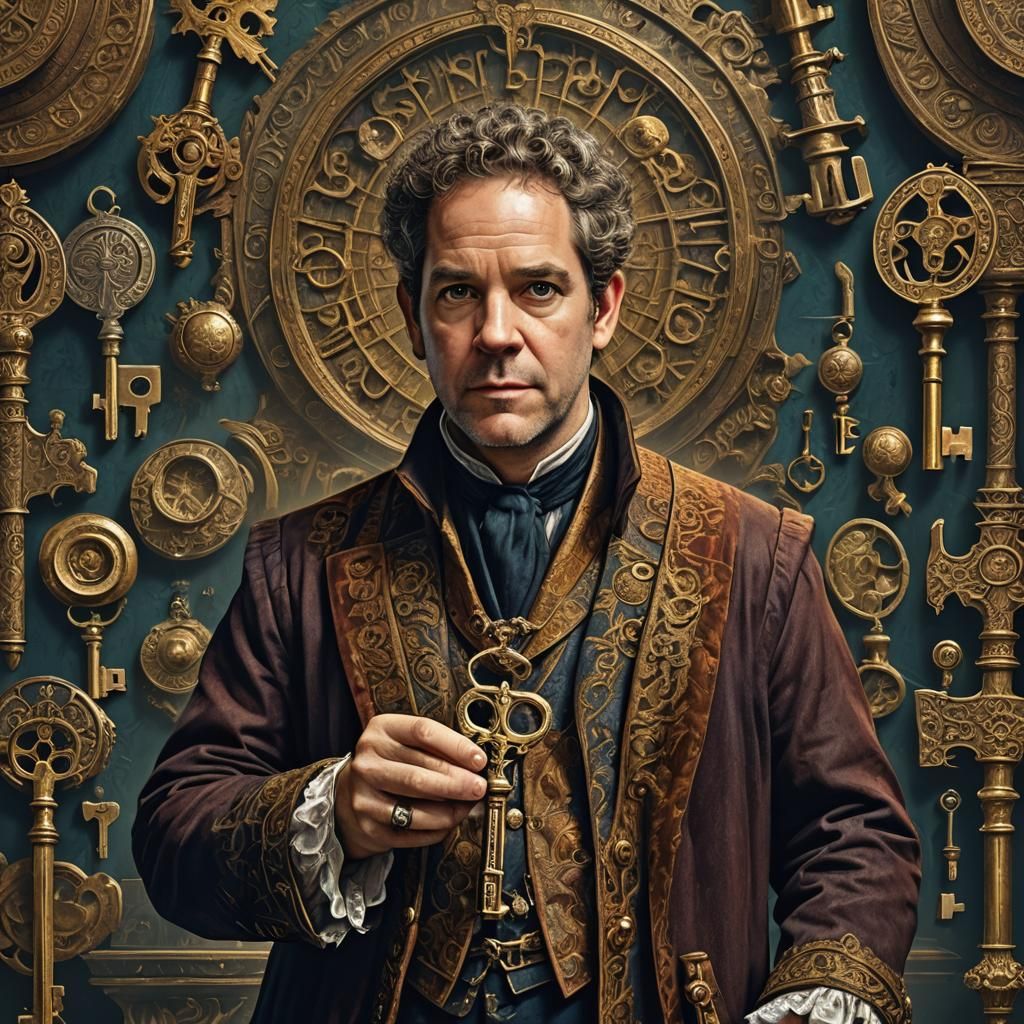 Lord with a Massive Key Collection, Fantasy Art