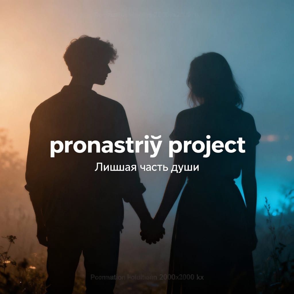 Album Cover: Couple Silhouette in Moody Cinematic Lighting