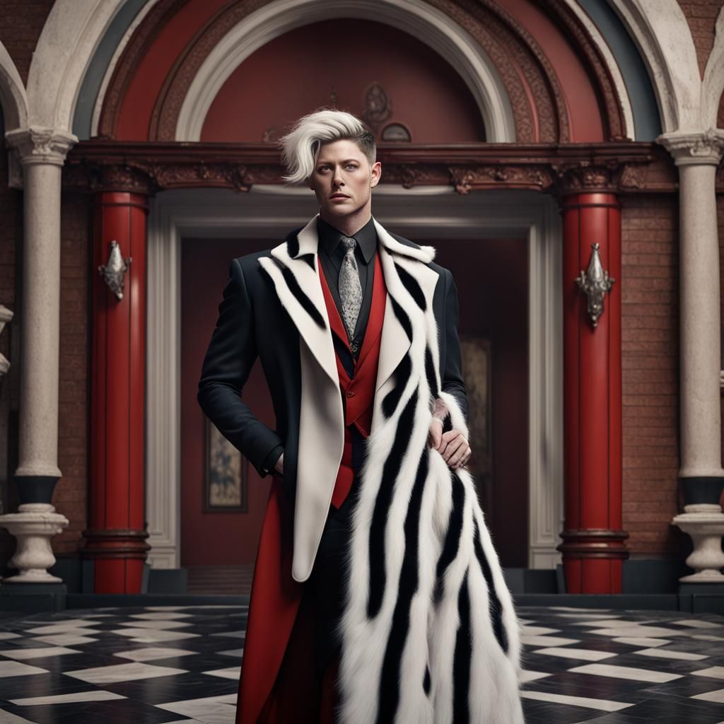 Jensen Ackles as Cruella: Detailed Fantasy Concept