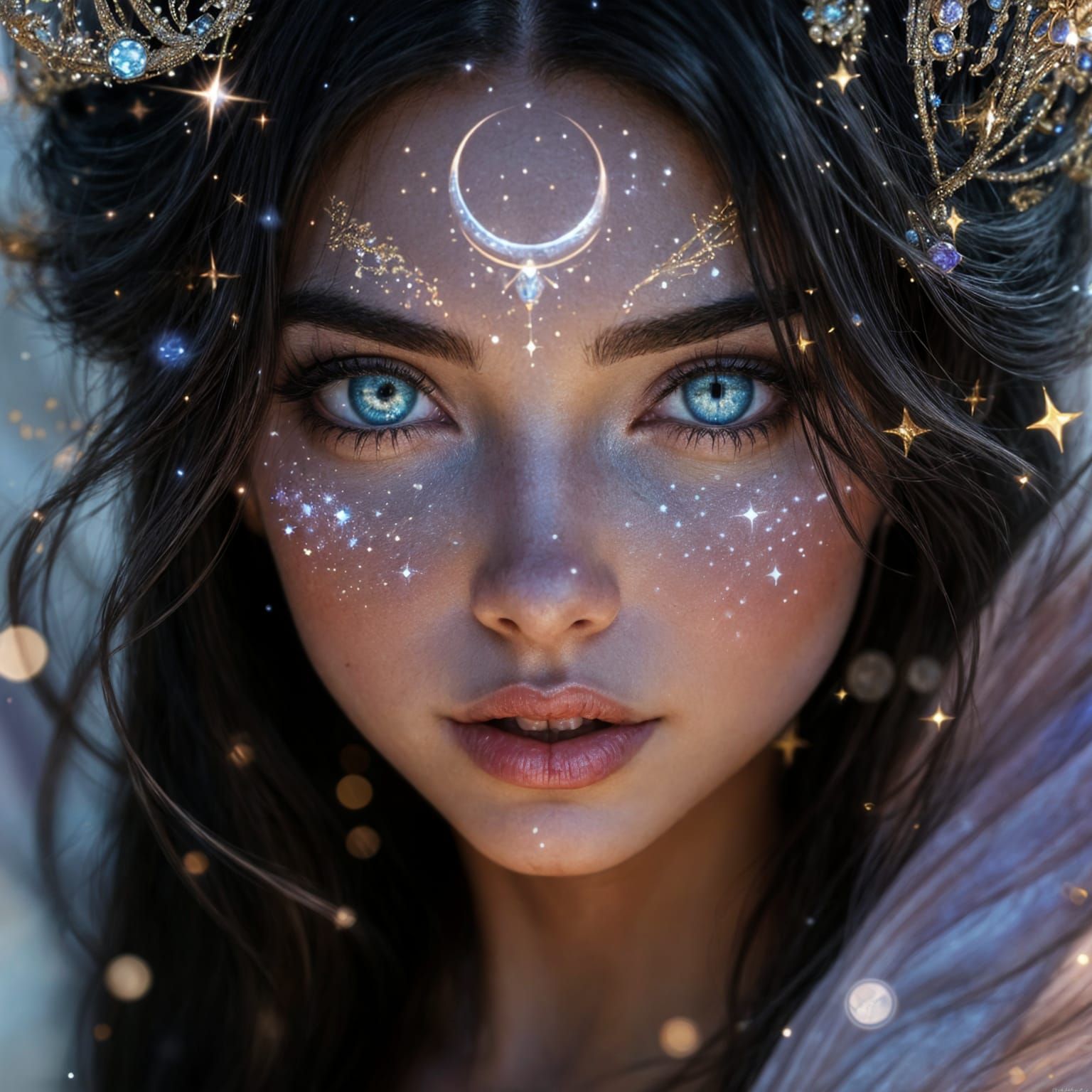 Ethereal Fairy Goddess Cora in Fantasy Photo