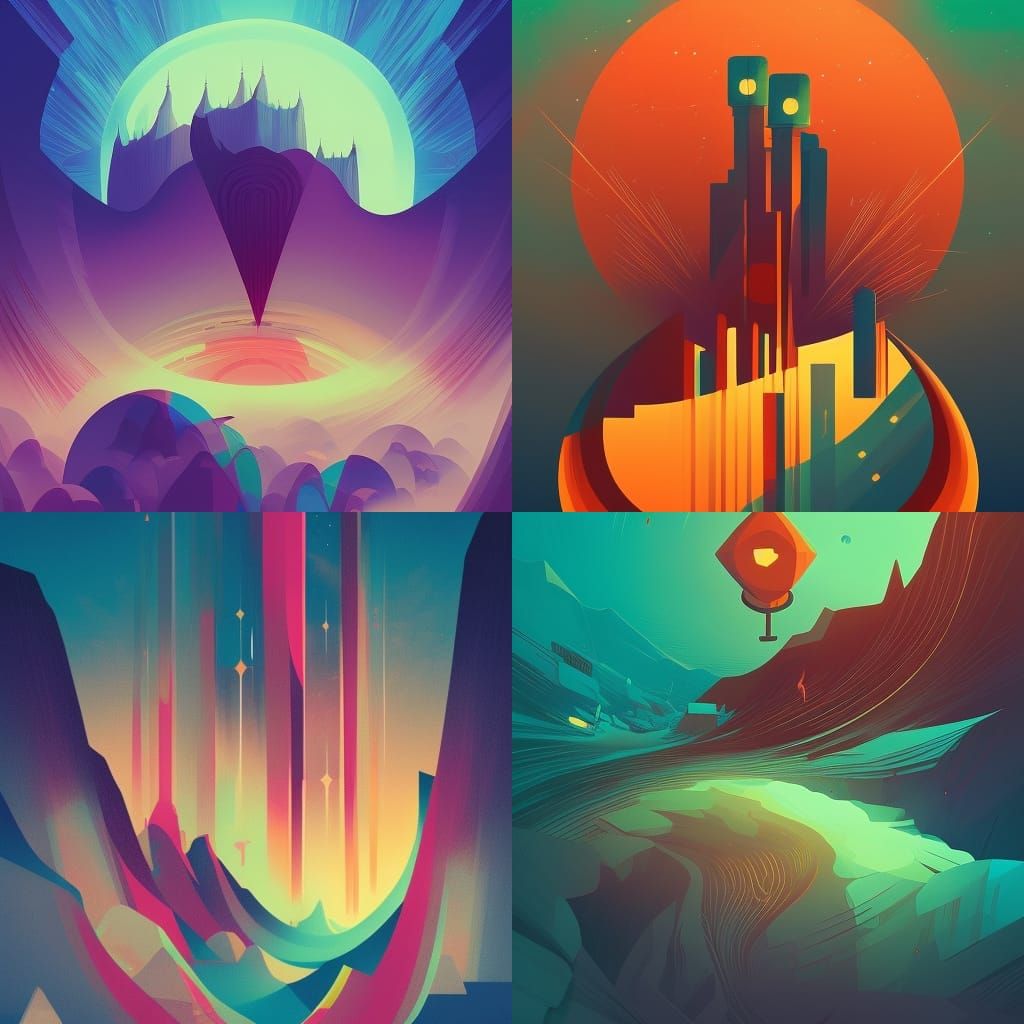 Expressive Portrait with Distorted Features