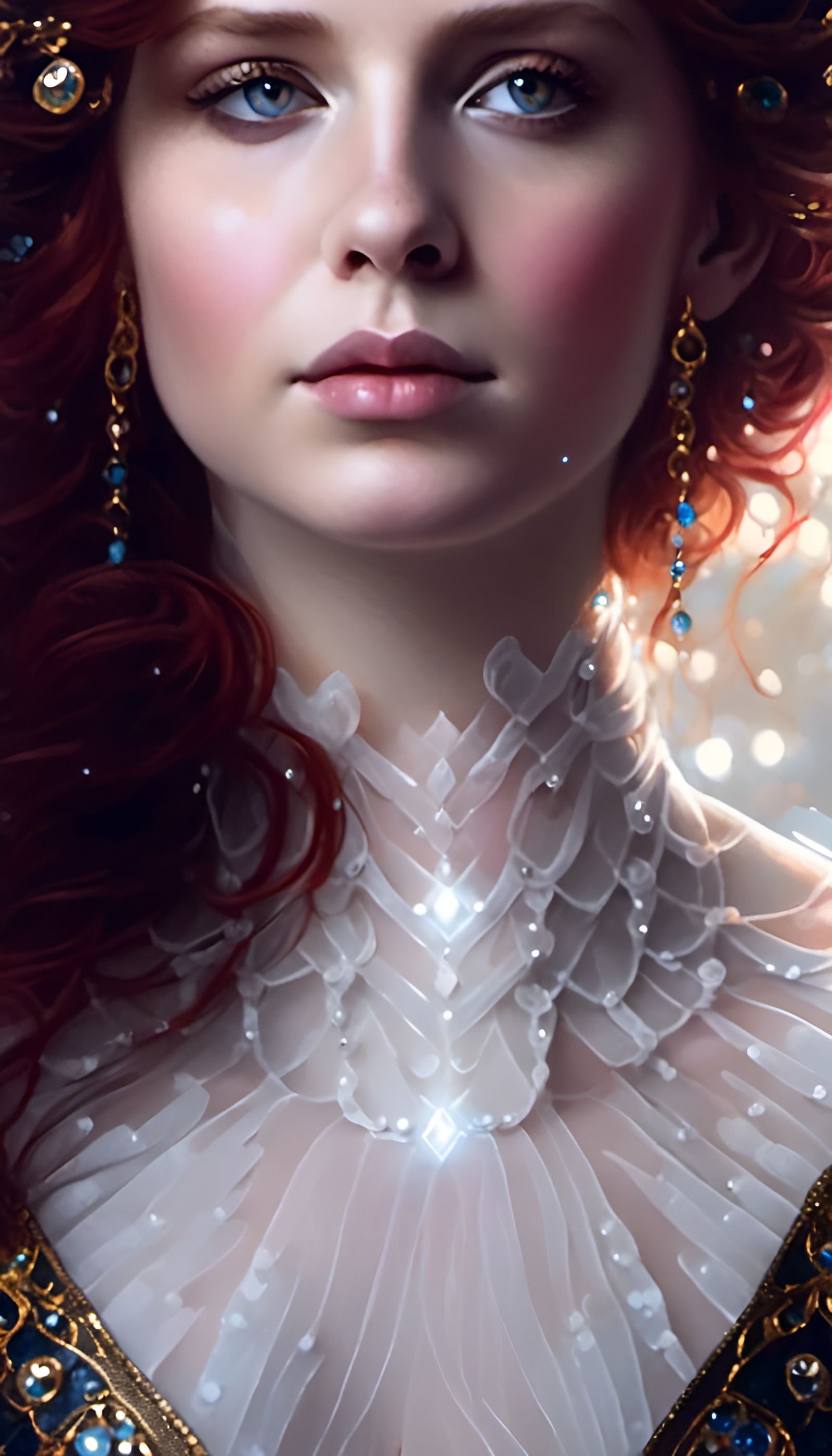 Dark Fantasy Ballerina with Jeweled Corset