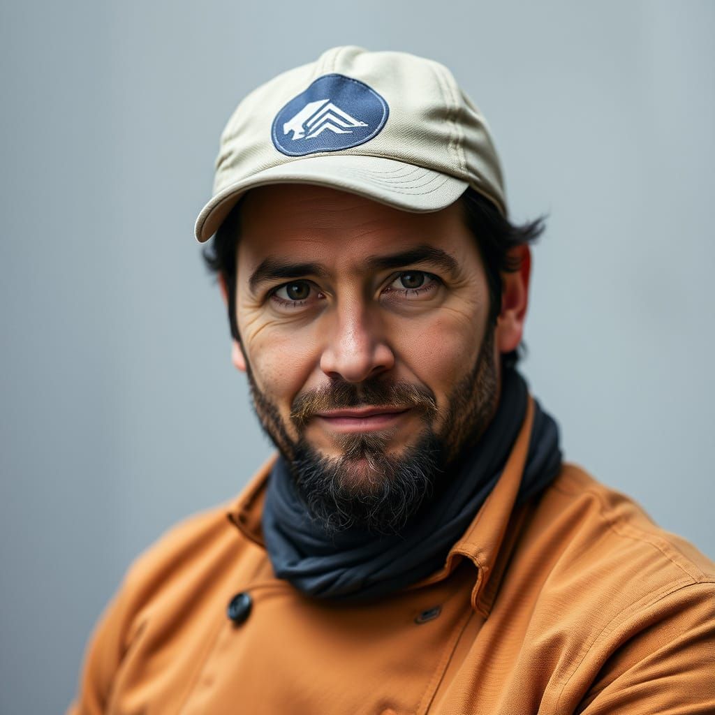 Michelin-Starred Chef Gabriel Roque in a Rugged, Goateed Pro...