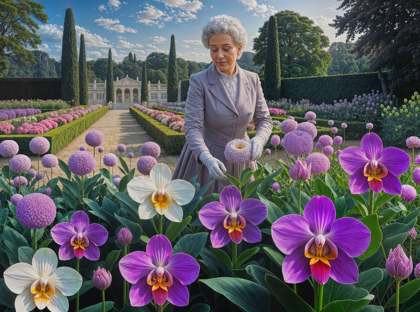 Perfect Gloved Hands of a Lady