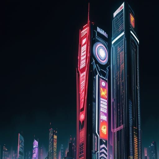 Heroes Unite in Futuristic Cityscape Comic Art