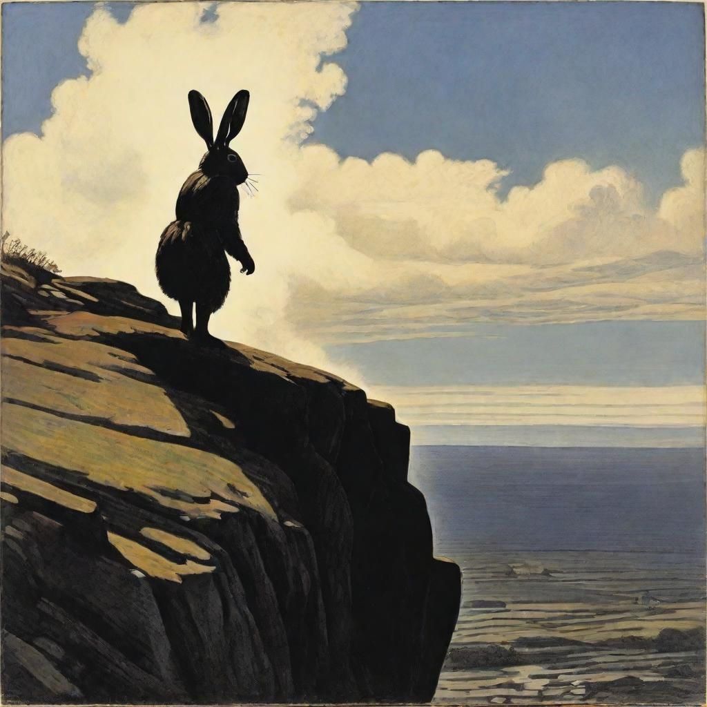 Cliffside Standoff: An Homage to Maritime Art