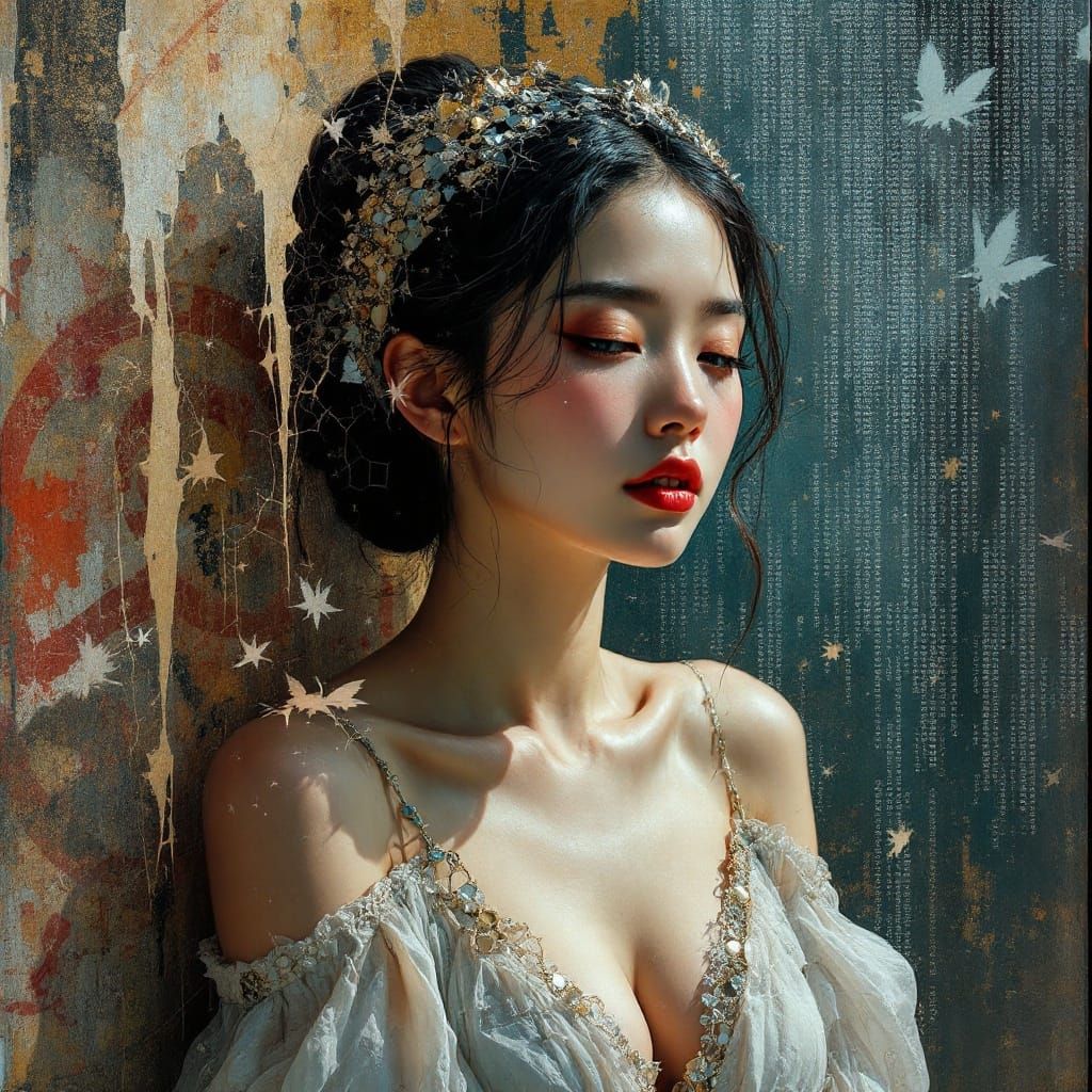 Daughter of the Gods in Fading Fresco Glory