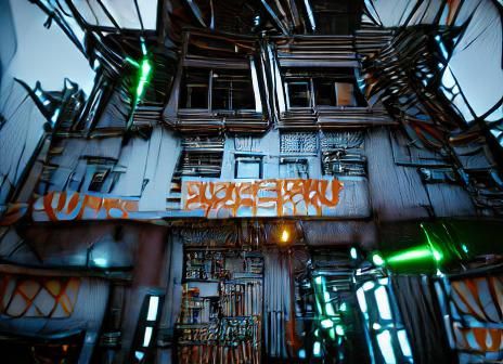 Cyberpunk Dystopian Cityscape in Unreal Engine