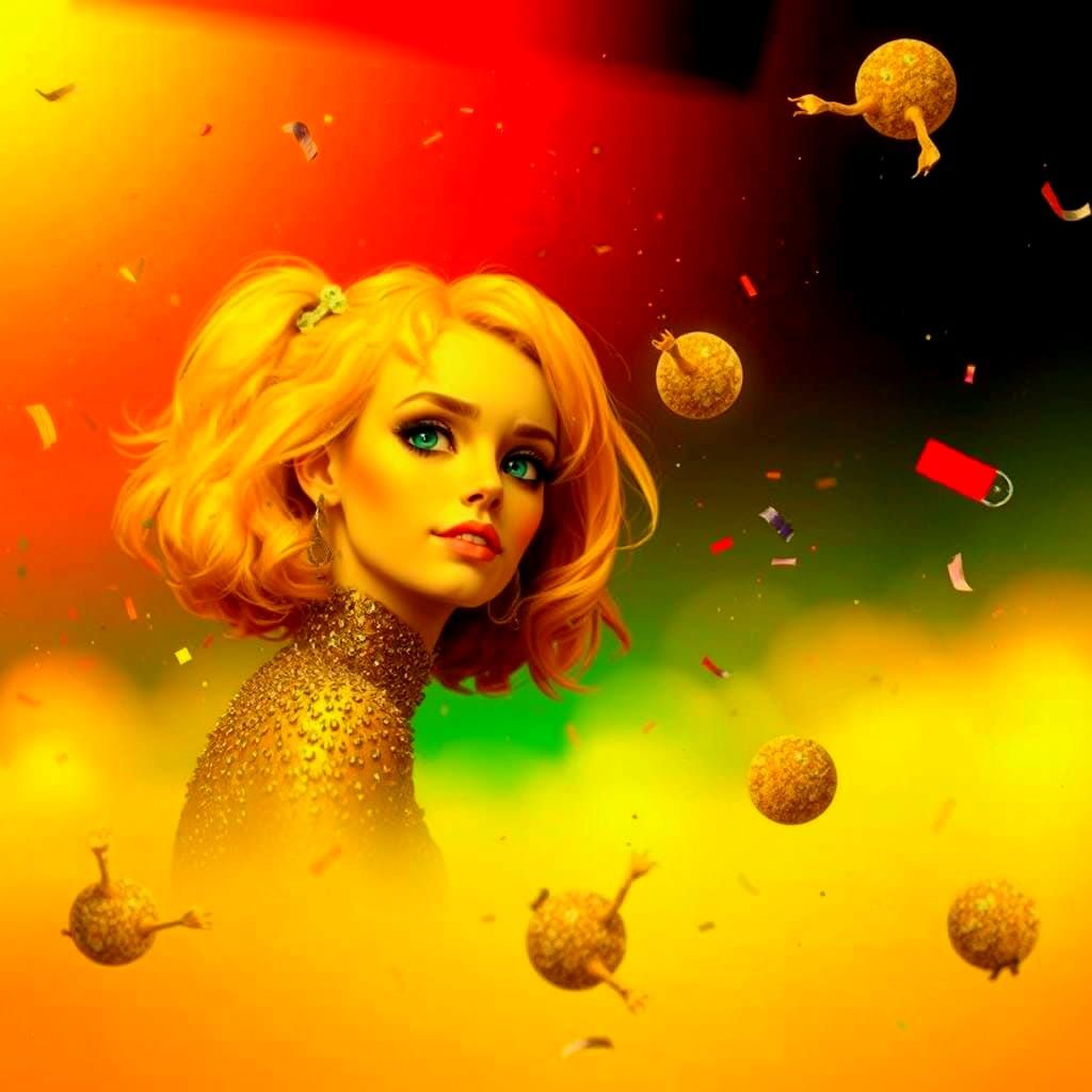 Lucy in the Sky with Confetti: AI Art