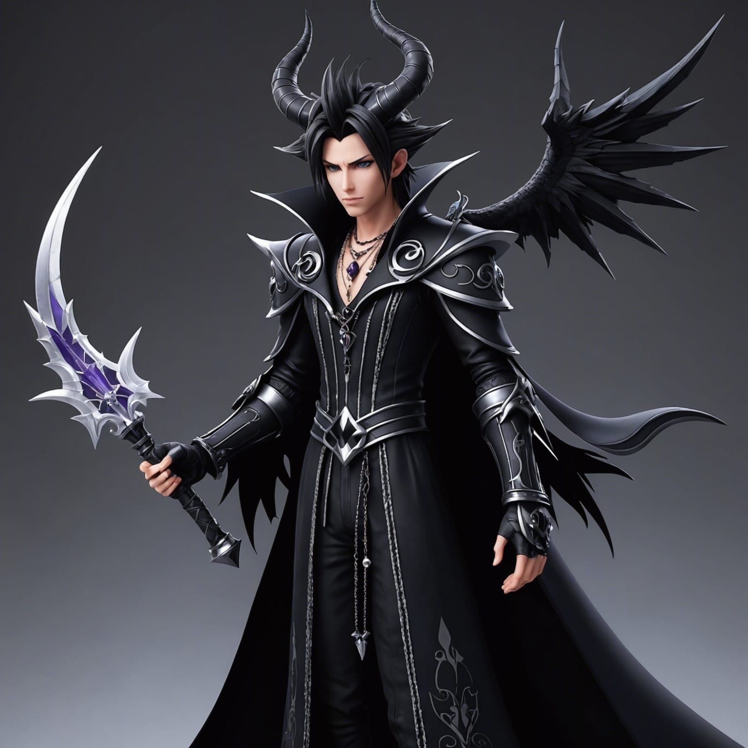 Maleficent in Kingdom Hearts Style