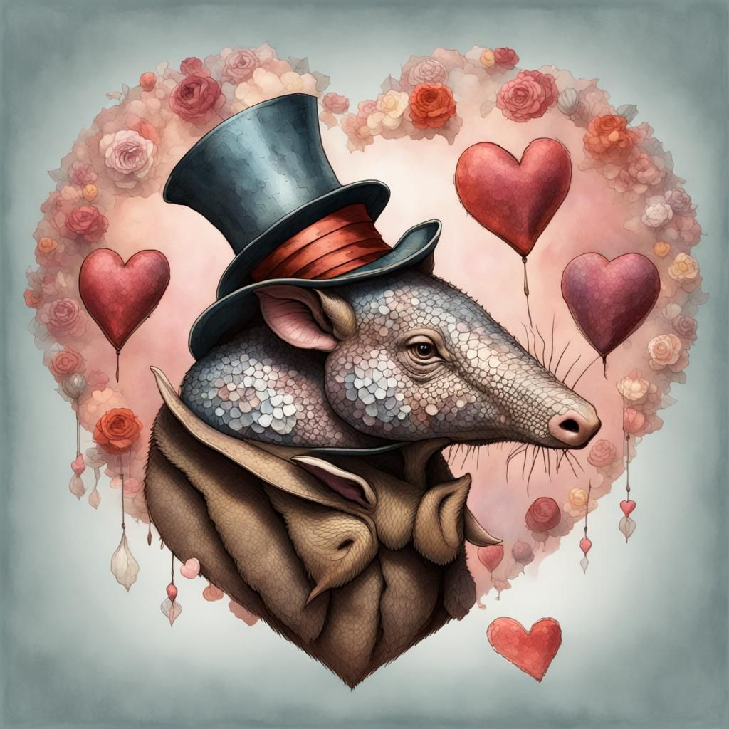 Wild Valentine Armadillo