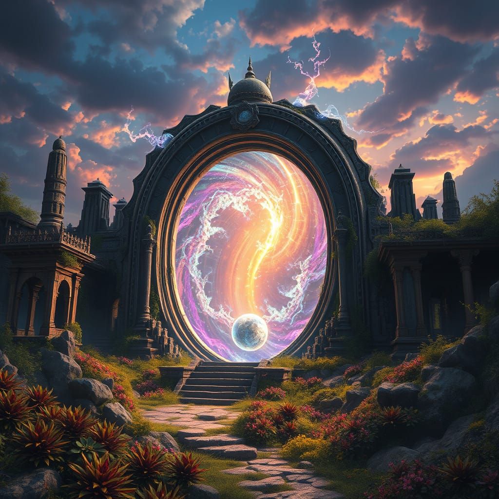 Mystical Portal to a Fantastical Realm