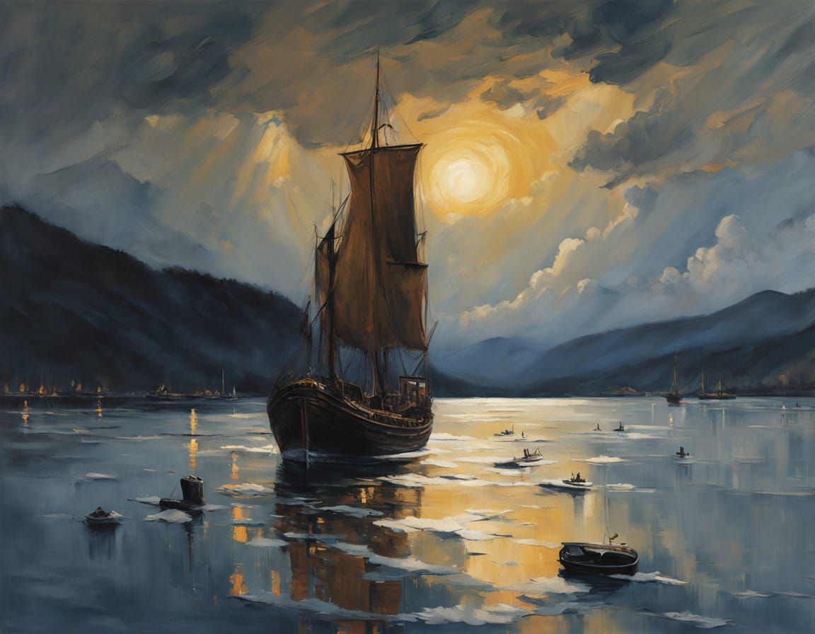 Divine Hand Collects Water from Windermere Lake in a 16th-Ce...