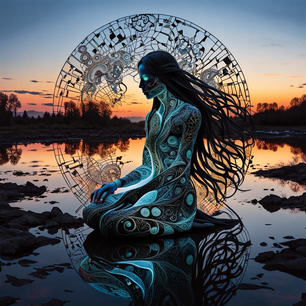 Surreal Fragmented Sculpture Celebrating Strength and Resili...