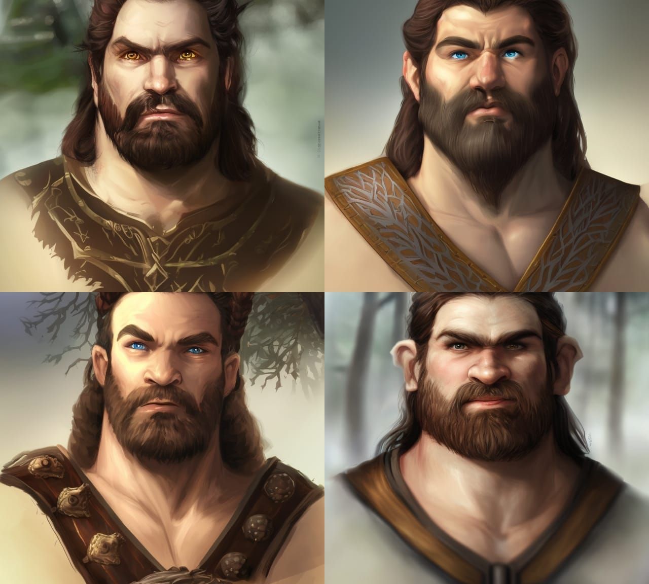 Valiant Dwarf Knight in Forgotten Realms Forest