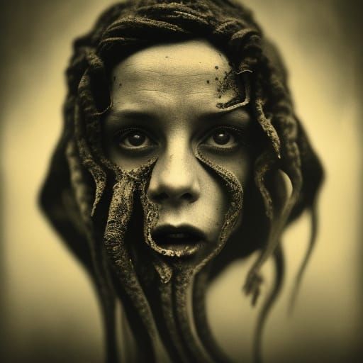 Vintage Cthulhu Portrait in Ambient Light