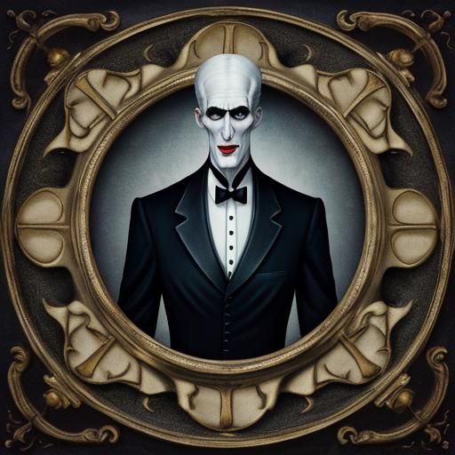 Surreal Lurch Portrait in Neo-Expressionist Style