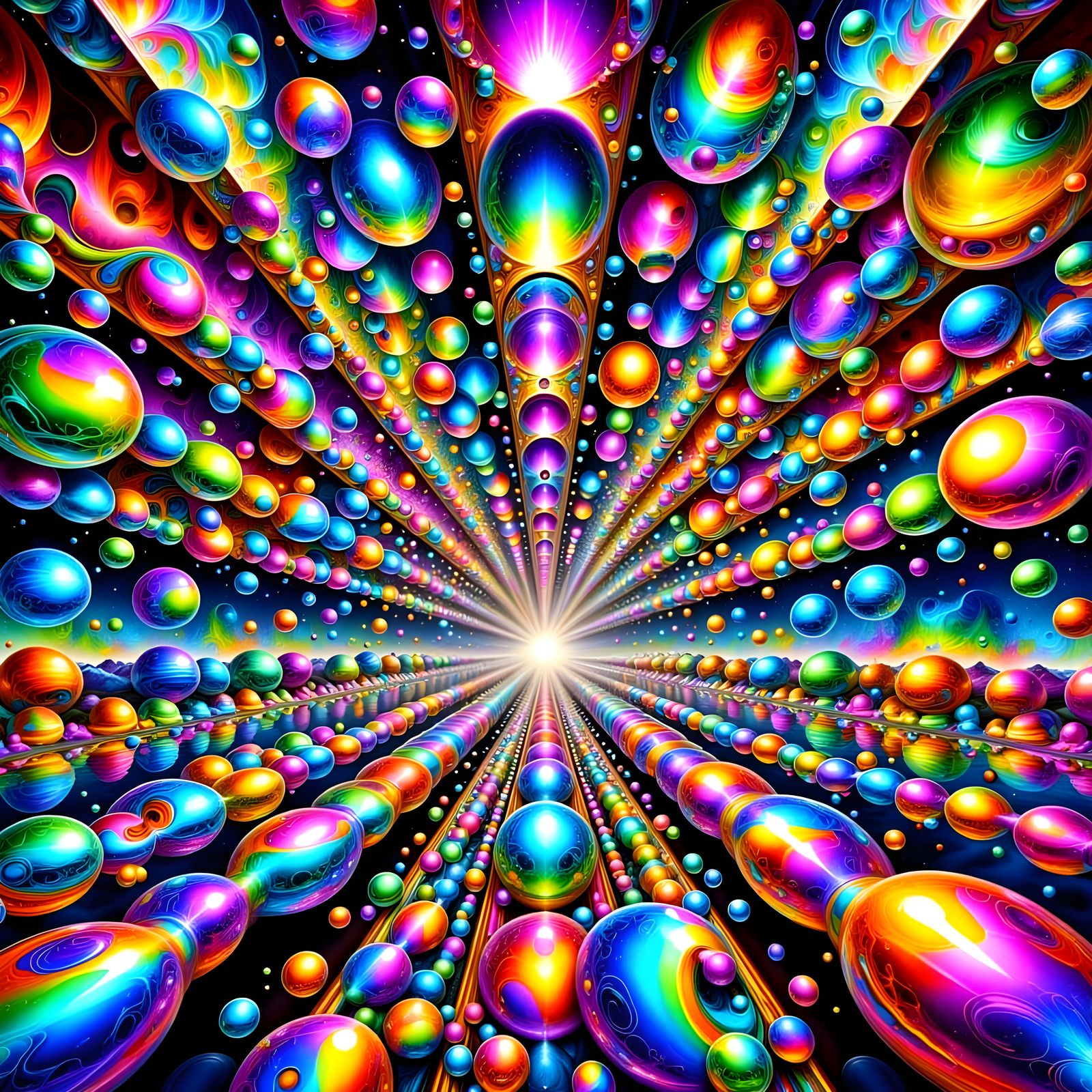 Psychedelic Ballfinity HyperQuarked!