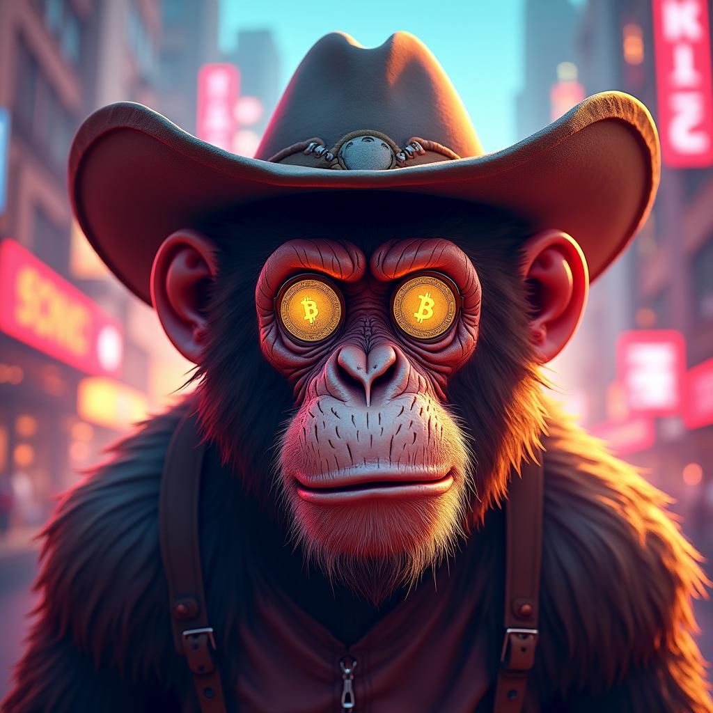 Monkey Cowboy Amidst Crypto Bull Run