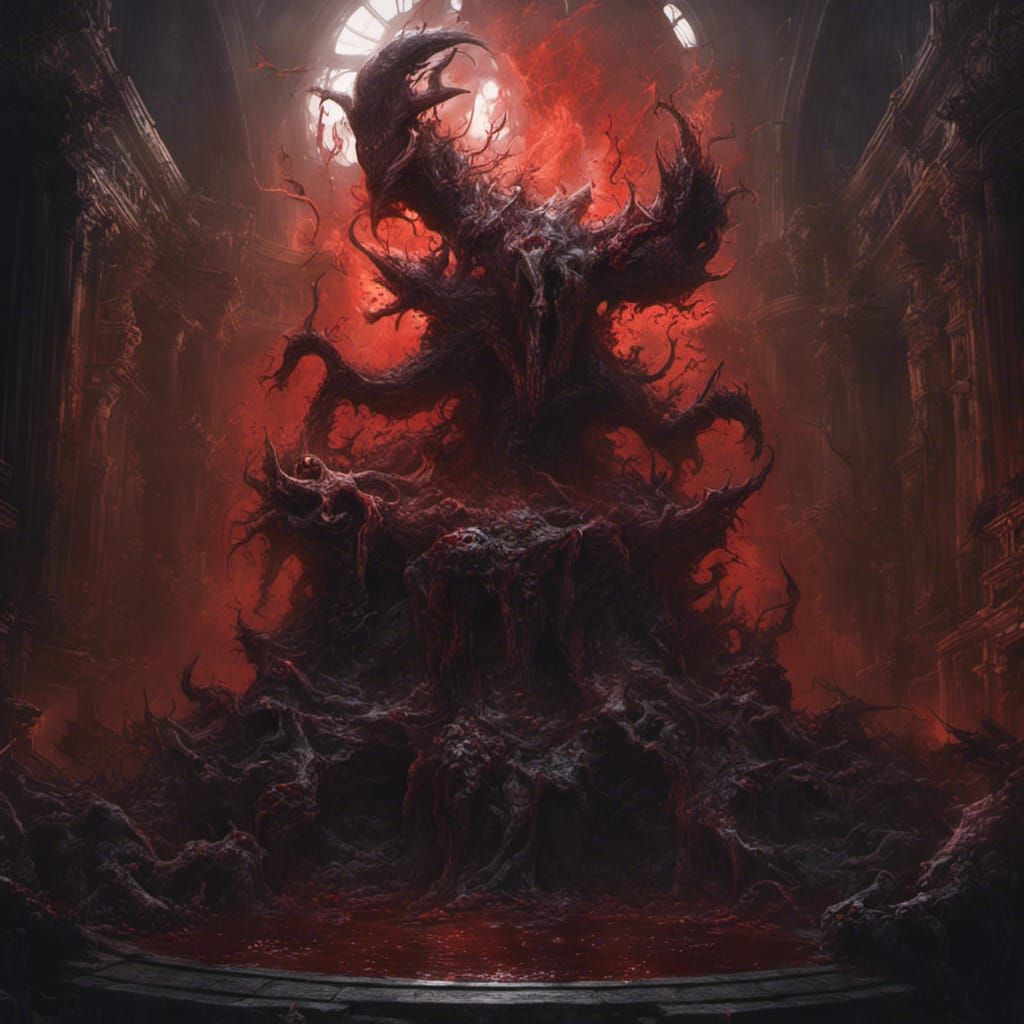 Font of life, Treachery, Hell.