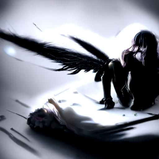 Fallen Angel: A Dramatic Depiction of Loss
