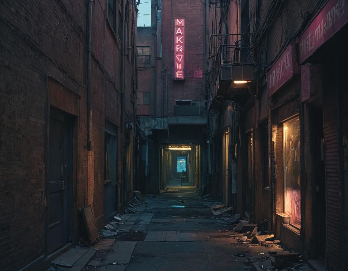 Verlassener Kinoclub