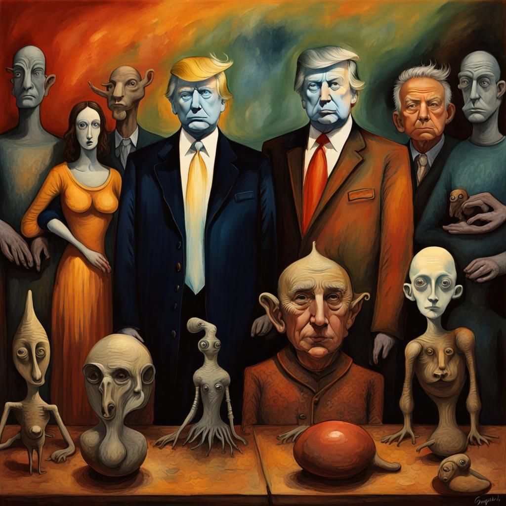 Surreal Dreamscape in Magical Realism Style