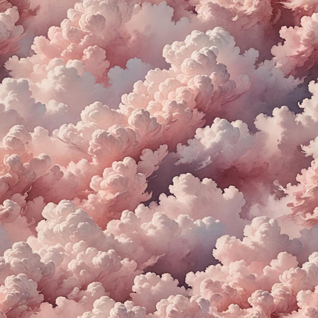 Pink clouds