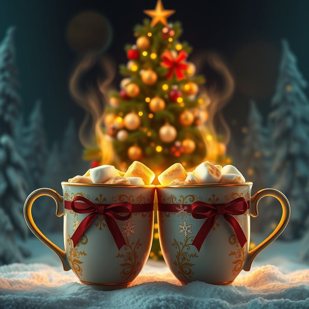 Golden Toast to Christmas Magic