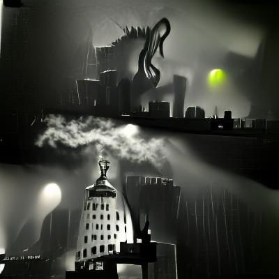 Nightmarish Lovecraftian Monster Emerges from the Deep