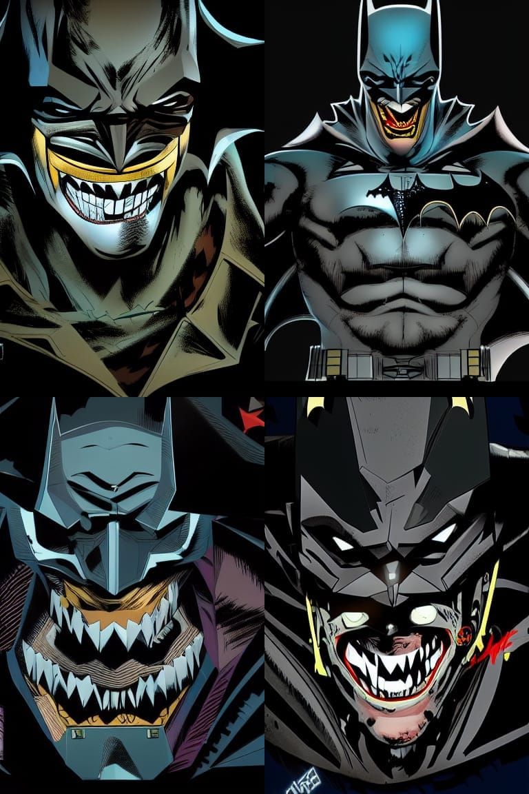 Batman Who Laughs: Comic Book Illustration