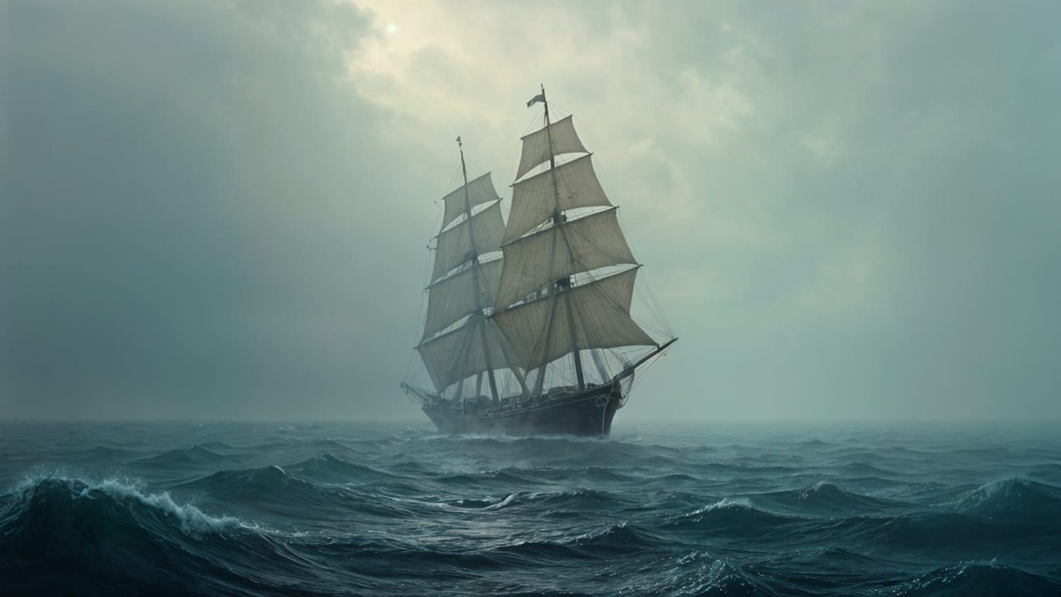 Sailing Towards the Unknown in a Whirlwind, with the Bittern...