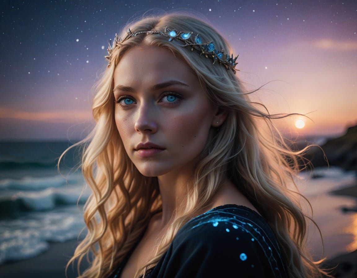 Ethereal Goddess in Whispers of the Divine