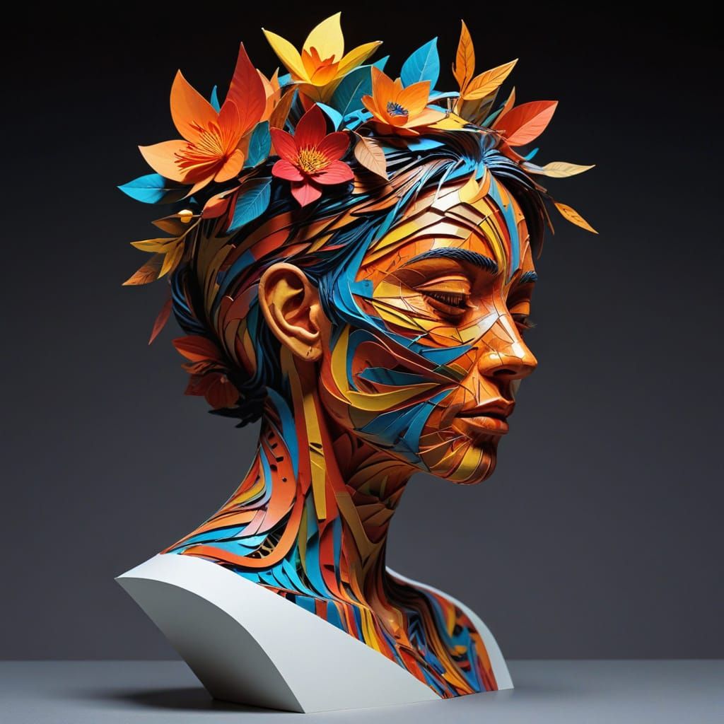 Kindness: Vivid 3D Papercut Sculpture