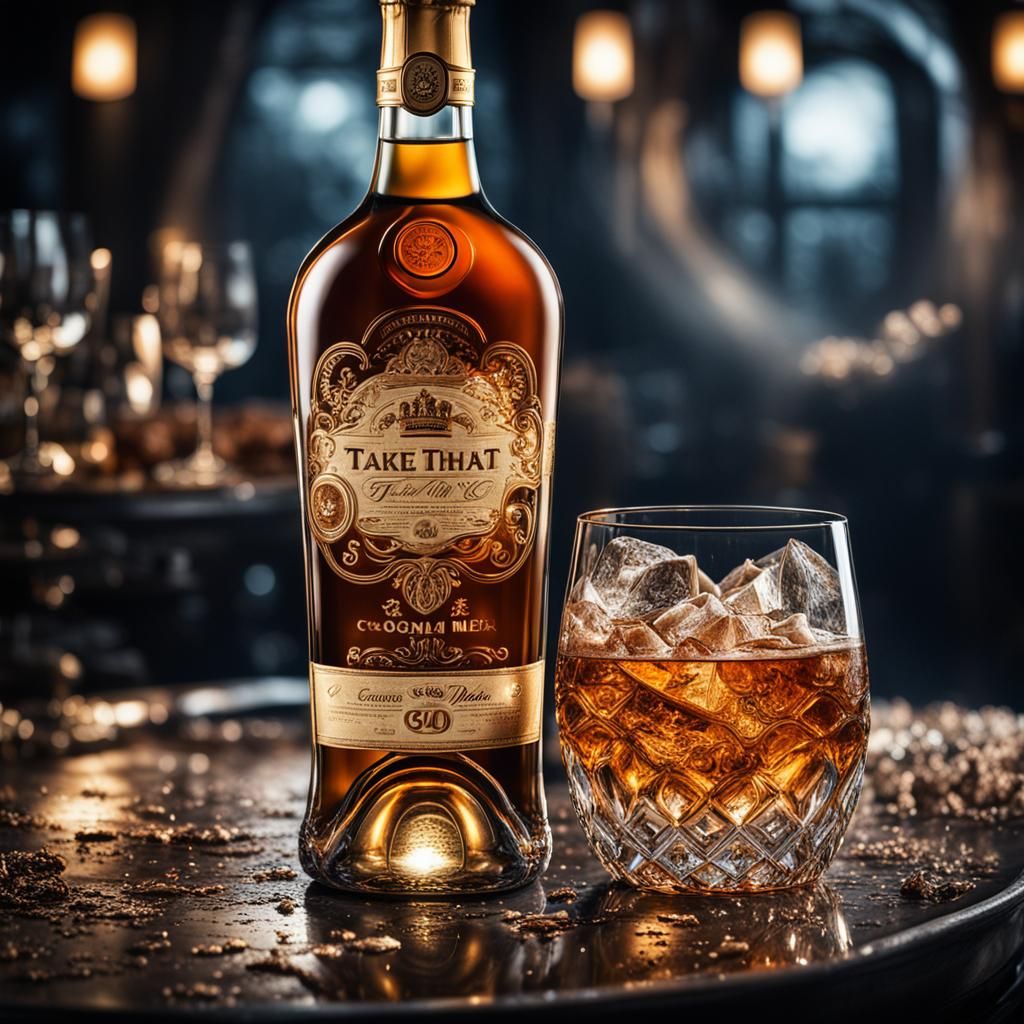 Hyperrealistic Cocktail Close-up in Cinematic Lighting